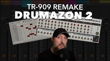 Making techno with the TR-909 virtual drum machine emulation Drumazon 2
