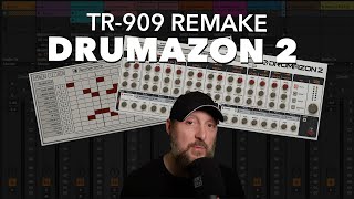 Making techno with the TR-909 virtual drum machine emulation Drumazon 2