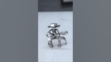 I Welded the Cutest Metal Cowboy!