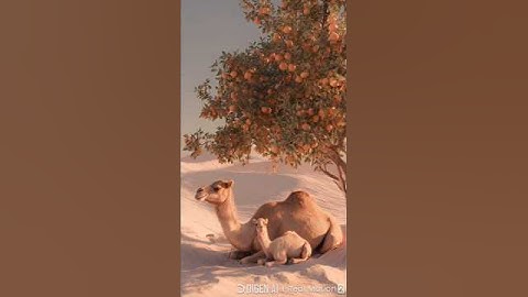 camel save the orange tree🐪🌳#shorts #ai #save #orange #tree