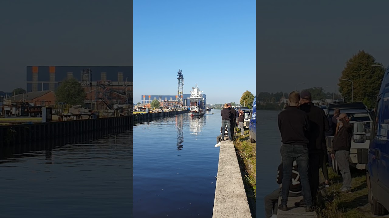 te water lating van een schip