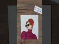 Fashion Portrait with Sunglasses | Marker Coloring Short