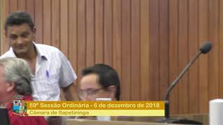 59ª Sessão Ordinária 2018