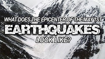 What does the epicenter of the May 1, 2017, earthquakes look like?