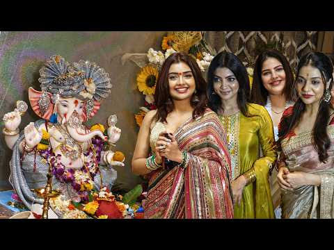 Akanksha Puri, Divya Agarwal & Others At Rocket Reels Ganesh Chaturthi Celebrations