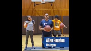 One-Hand Shooting Challenge with Allan Houston