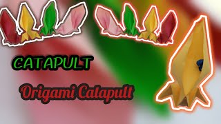 Origami CATAPULT/DIY Paper toy//MF TOP WORLD