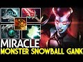 Miracle- [Queen of Pain] Monster Snowball Ganking Cancer Gameplay 7.21 Dota 2