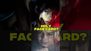 Holy face card 😳🔥 #residentevil #claireredfield #codeveronica #shorts