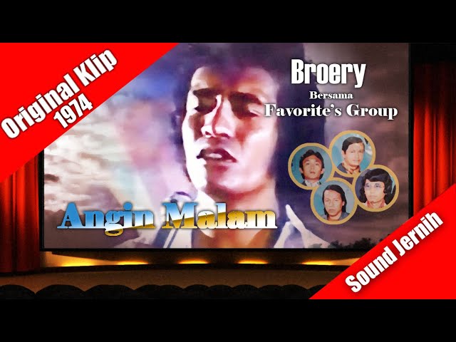Broery bersama Favorite's Group ~ Angin Malam (original klip/e) 1974 class=