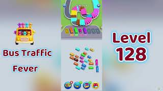 Bus Traffic Fever Level 128 Walkthrough | Bus Traffic Fever Puzzle Game 🚌| Go Answer