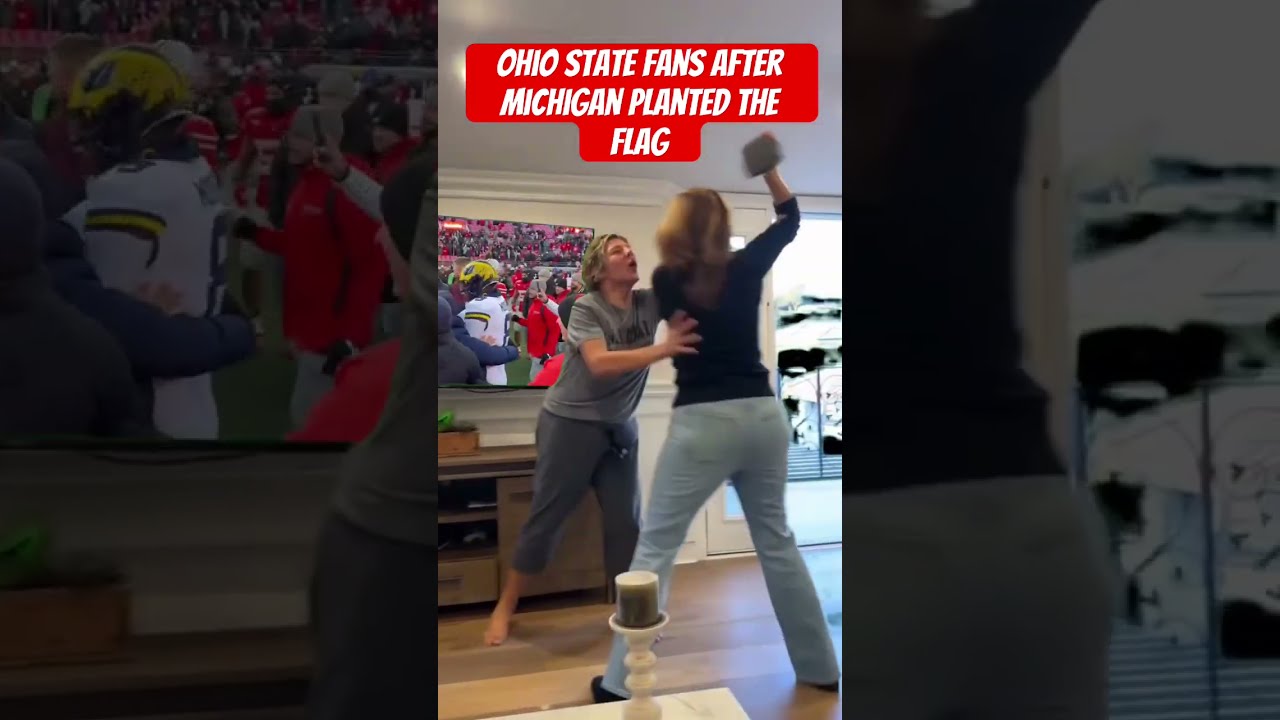 Ohio State Fans After Michigan Planted The Flag