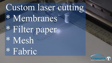 Tisch Scientific customer laser cutting