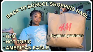 BACK TO SCHOOL SHOPPING HAUL + HYGIENE PRODUCTS 🛍👟📚