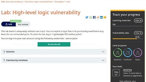 Web Security Academy | Logic Flaws | 2 - High-Level Logic Vulnerability
