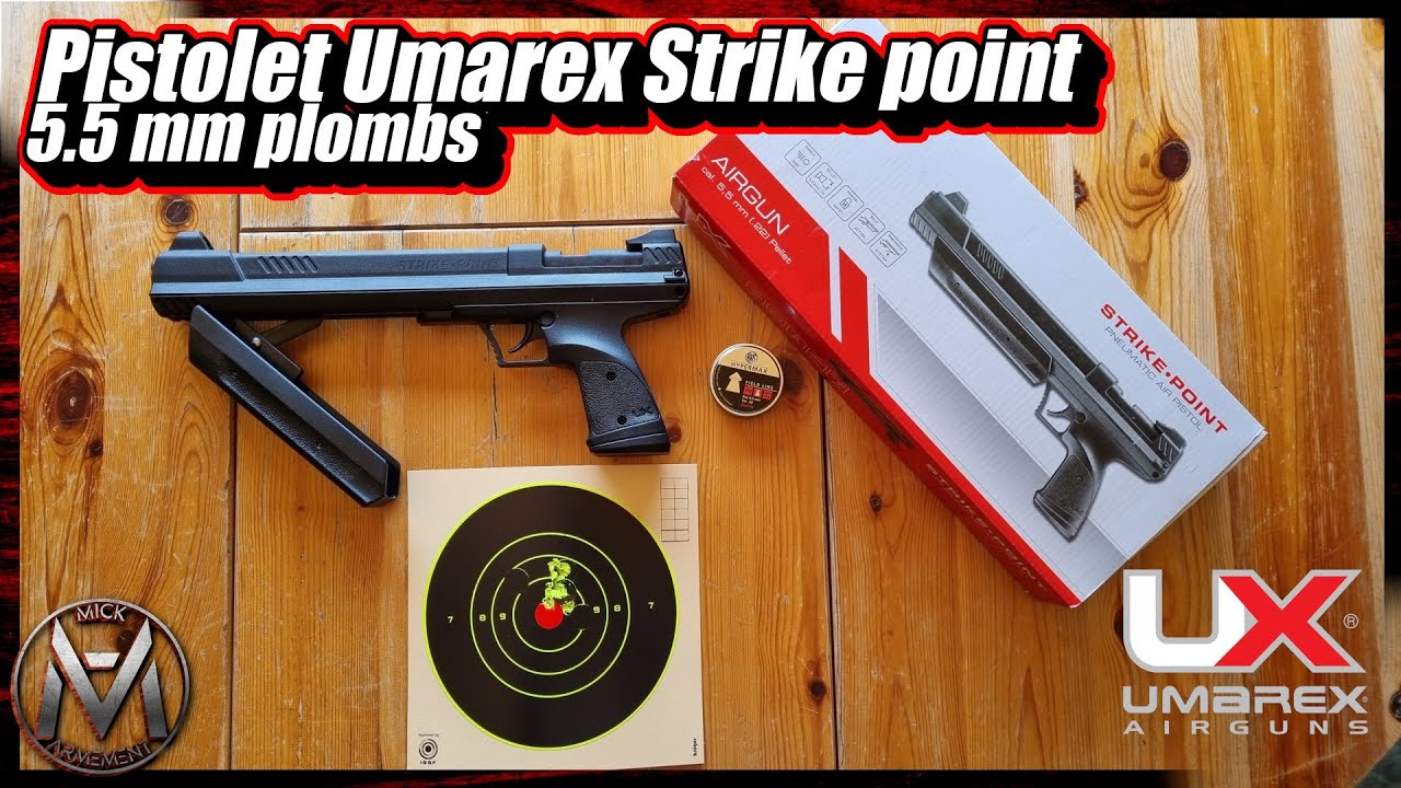 Pistolet à plombs Umarex Strike point 5.5 mm ! puissant et pas