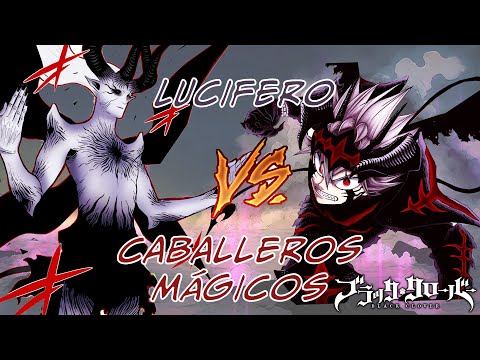 Caballeros Mágicos VS Lucifero Black Clover Reedición 