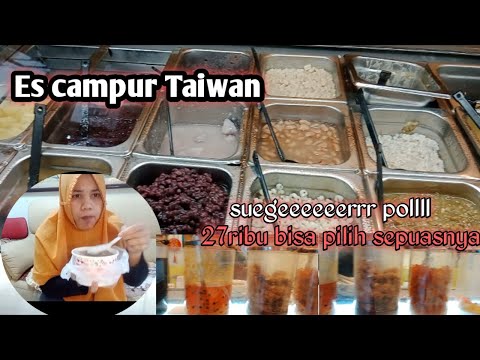 Cara Membuat Es Campur Taiwan