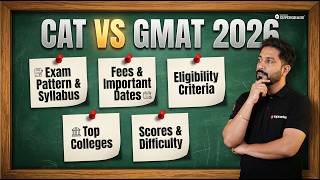 MBA in India vs MBA Abroad | CAT vs GMAT 2026 | Exam Pattern, Difficulty, Fees &amp; Top Colleges