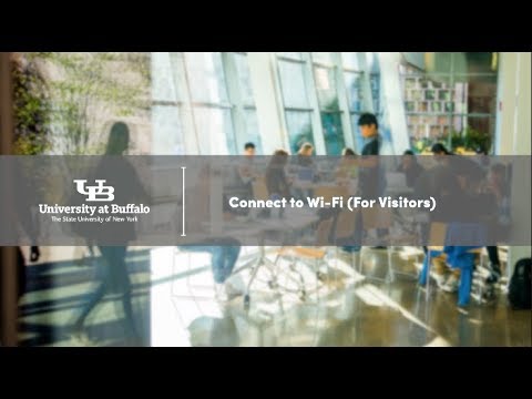Connect to Wi-Fi for Visitors at the University at Buffalo