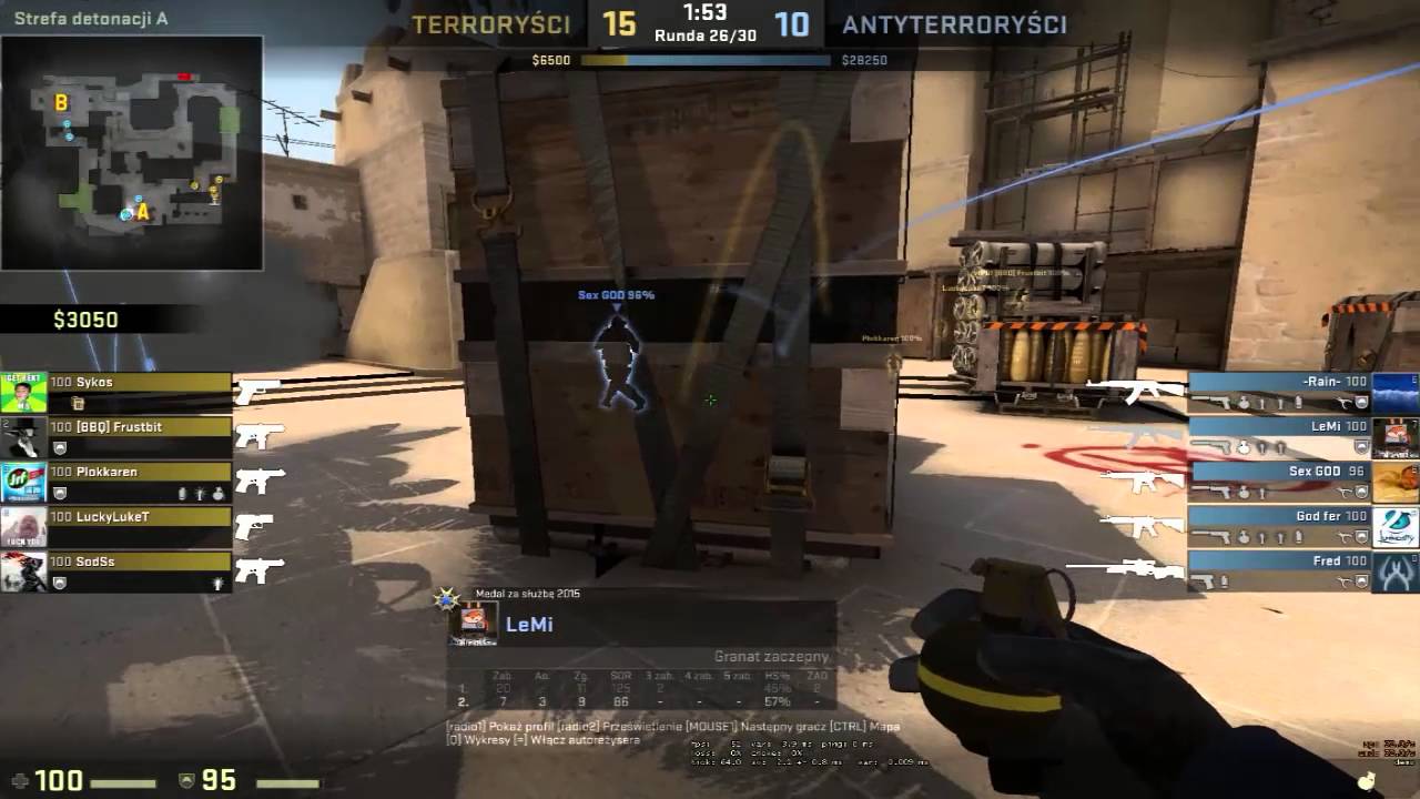 CS:GO spray ak 3hs - YouTube
