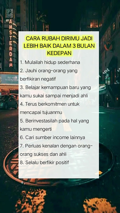 Cara Mengubah Diri Sendiri