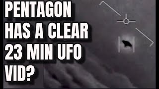 The Pentagon has a clear 23 minute UFO video showing multiple craft?!