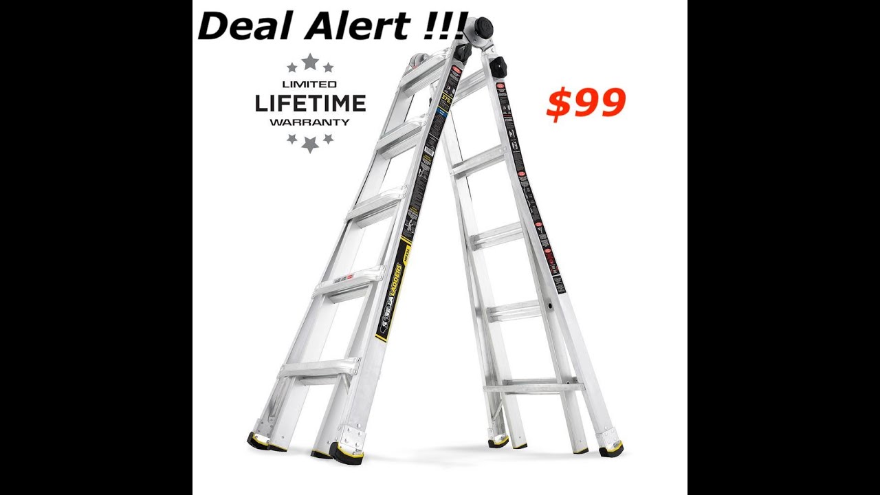 Expired Deal Alert 22 ft MPX aluminum Gorilla Ladder 99 GLMPX22
