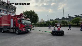Sevnce Robotics Firefighting Robot Showcase#robot #industrialrobots #firefighting #industrialsafety