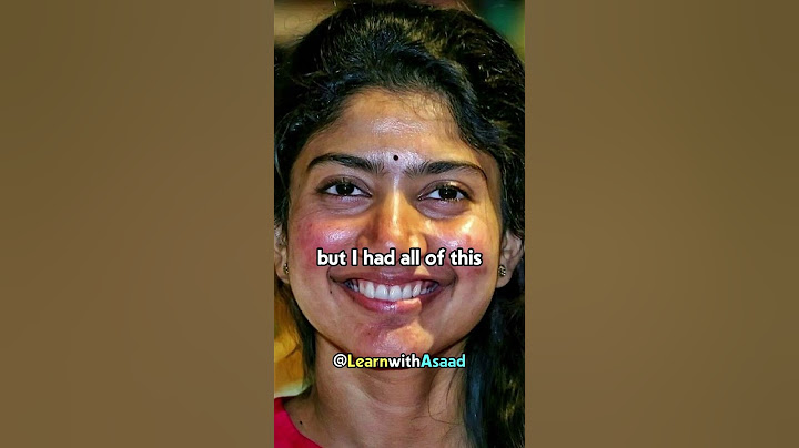 Be Confident in own Skin☺-Dr. Sai Pallavi✨