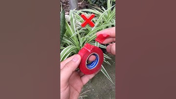 Cut tape without knife or scissors, clean cut #diy