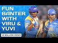 Fun banter between Virender Sehwag, Yuvraj Singh & Sachin Tendulkar | RSWS Series 2021