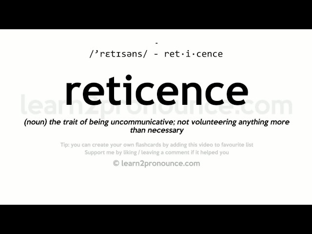 reticent WoW #16 Day #1 Definition Part of speech - ppt download