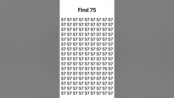 Find 75 #trending #foryou #quiz #maths