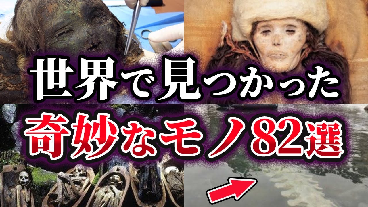 【総集編】世界で見つかった奇妙なモノ82選【ゆっくり解説】