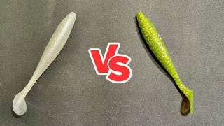 Light VS. Dark Soft Plastic Lure Color Contest: What Gets More