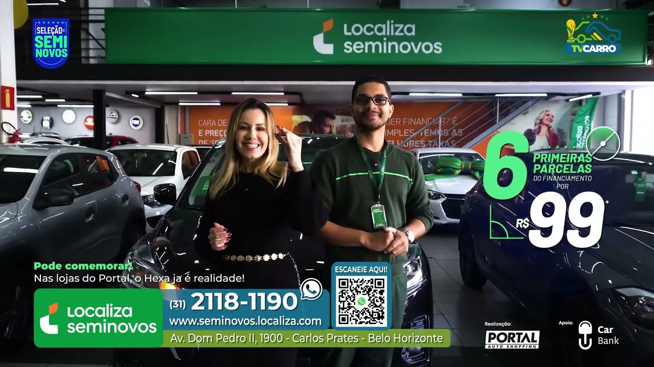⁣🚗 NISSAN KICKS SENSE - SELEÇÃO DE SEMINOVOS NA LOCALIZA SEMINOVOS