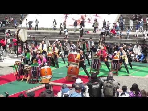 20160429 芥川高校　和太鼓部（こいのぼりフェスタ１０００高槻）