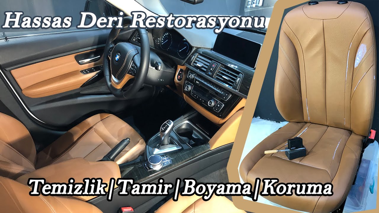 yeni araba isleri deri koltuk restorasyonu temizlik tamir boyama ve koruma nasil yapilir youtube