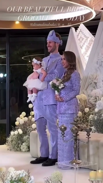 The Beautiful Wedding Reception Of Dr Amalina and Alexander Charles