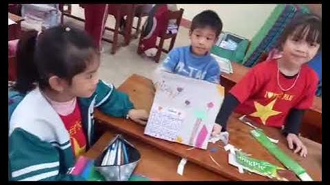 Giờ học môn Toán stem lớp 2. Bài: Lịch để bàn tiện ích của HS lớp 2D trường TH số 1 Hóa Thượng