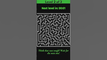 Maze Puzzle Challenge 🧩 Can You Solve All 3 Levels?