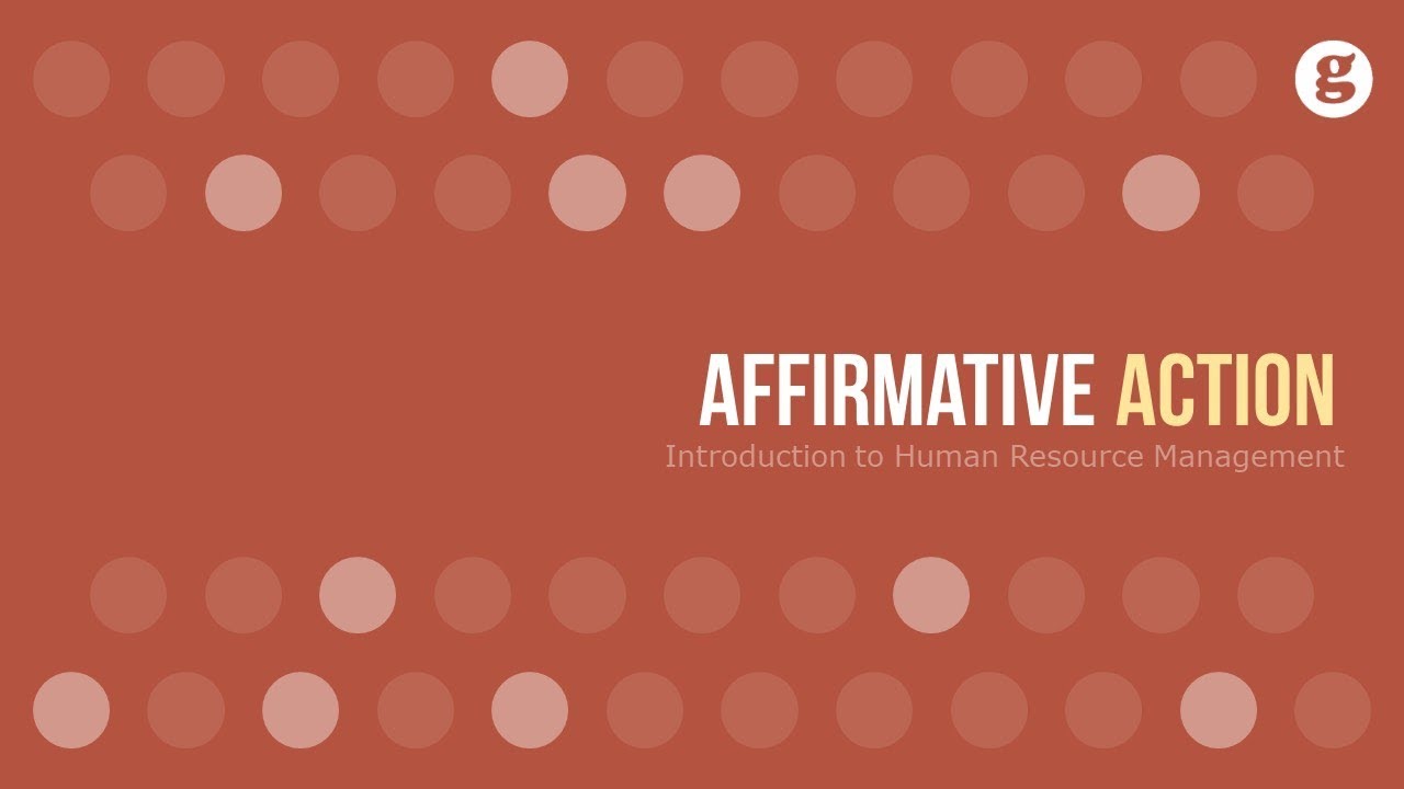 Affirmative Action - YouTube