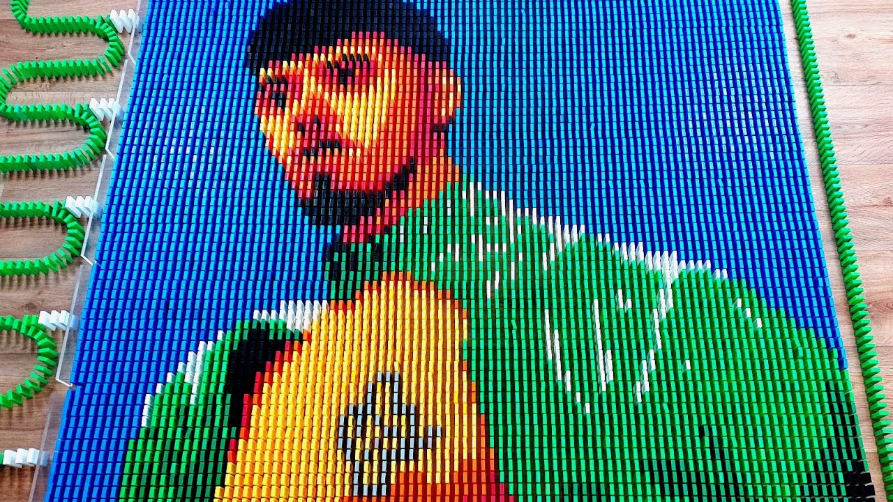 Epic KÄÄRIJÄ Made From 6,000 DOMINOES! - Domino Art