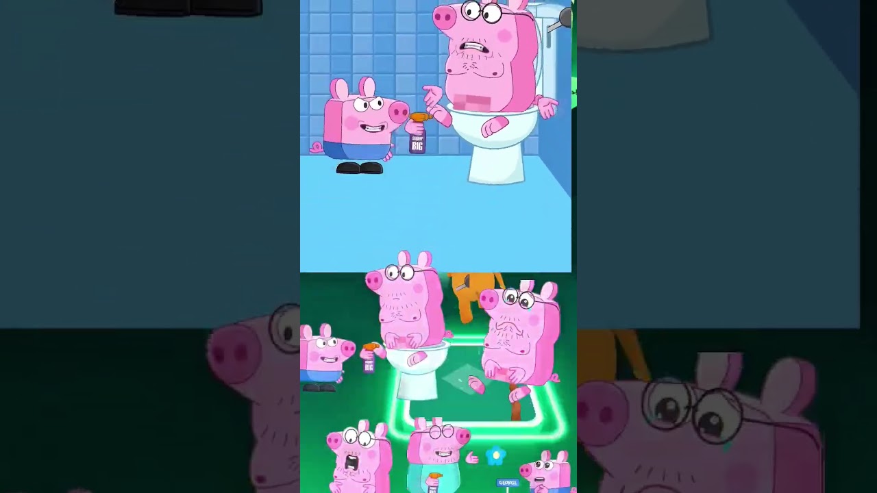 ✨ Magic Sprayer George Pig | Tiles Hop EDM Rush 🎶 