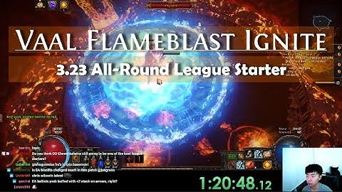 Vaal Flameblast Ignite (All-Rounder) Elementalist League Start Guide [Path of Exile 3.23]