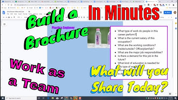 Build a Brochure in Google Docs!