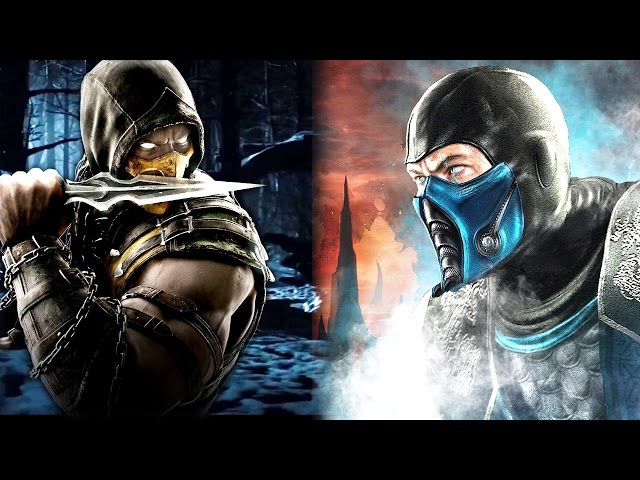 Antigamente era assim - Scorpion e Sub-Zero nos bastidores da