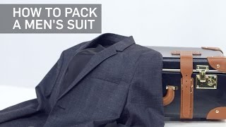 How to Easily Pack a Suit & Not Wrinkle It | Travel + Leisure