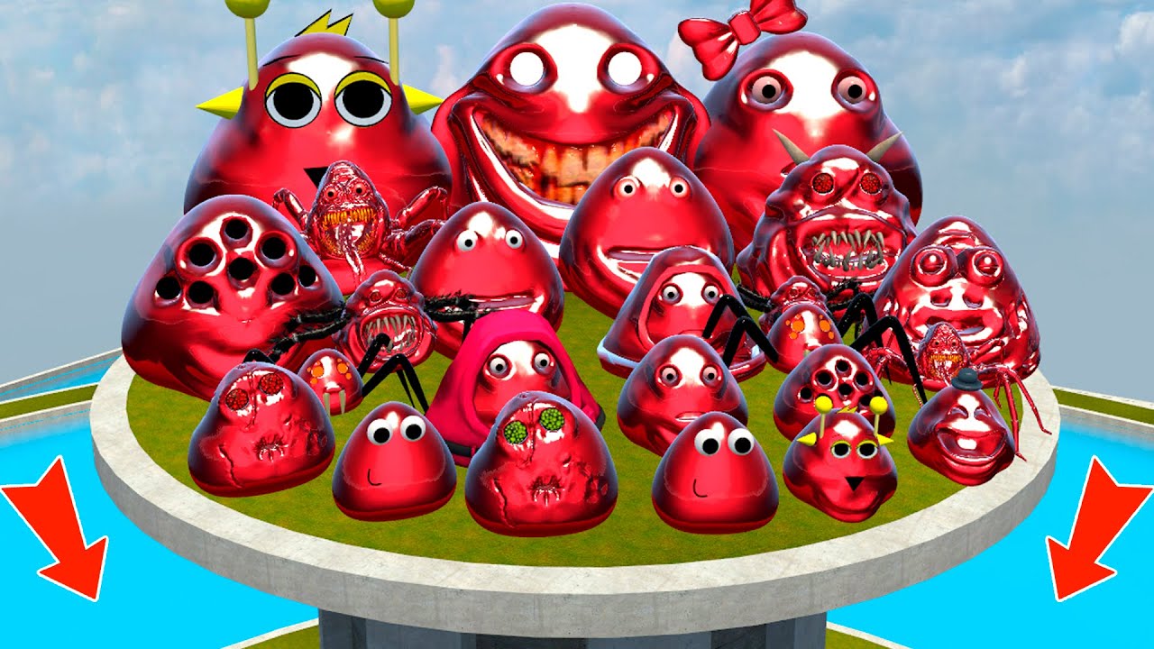 SPARTAN KICKING ALL RUBY NEW 3D POU BOU'S REVENGE in HIGH HALOS TOWER in Garry's Mod